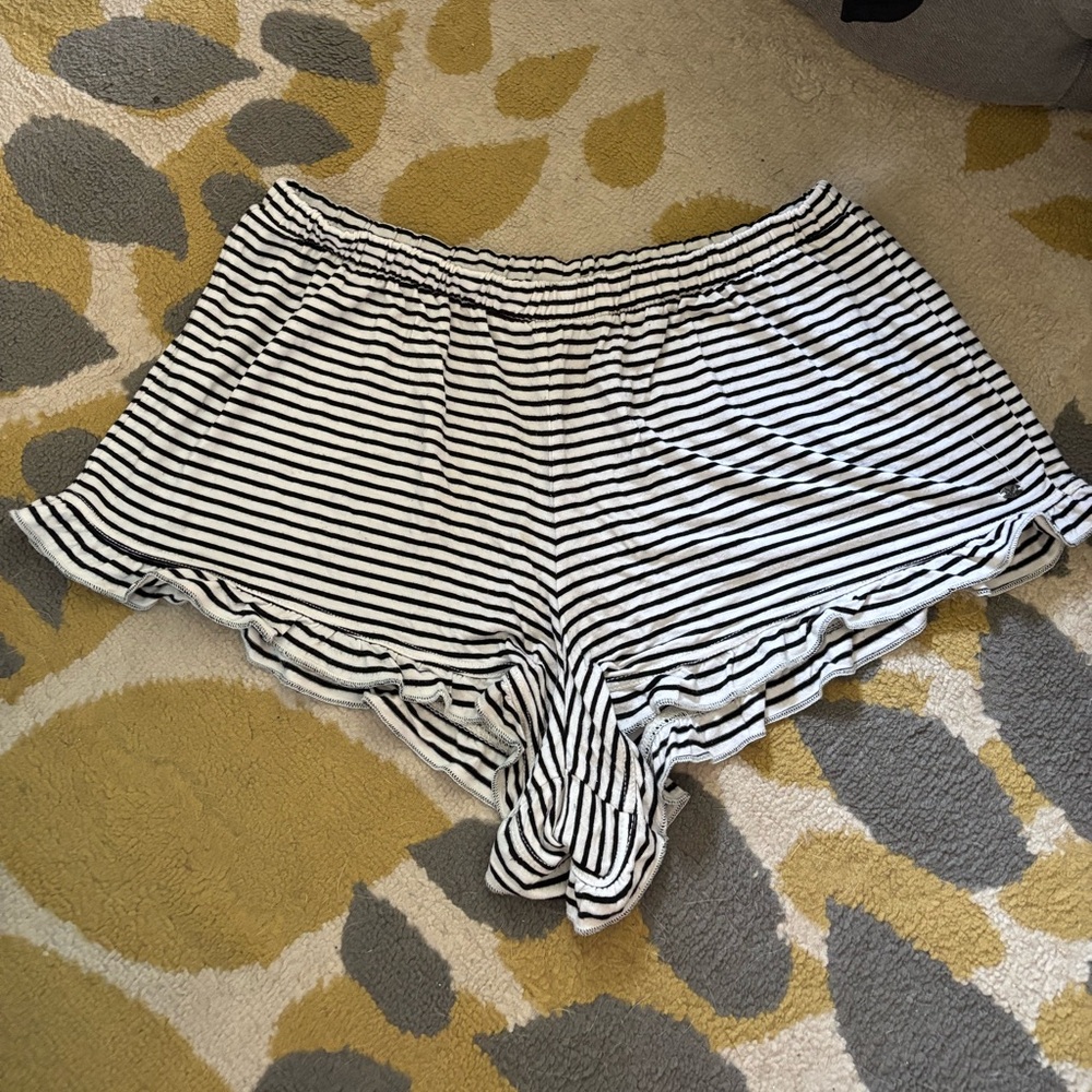 American Eagle Striped Pajama Shorts